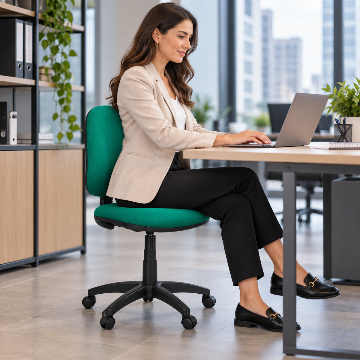 Silla de escritorio ejecutiva ergonómica durable