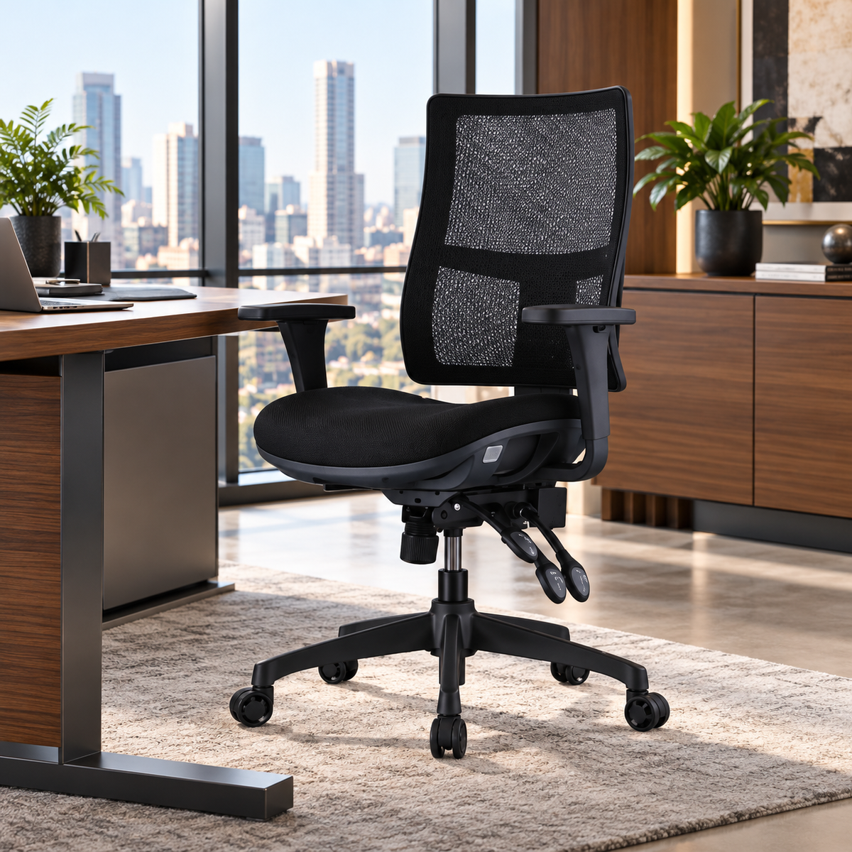 Silla de escritorio ergonómica Turin Ejecutiva SLE 11