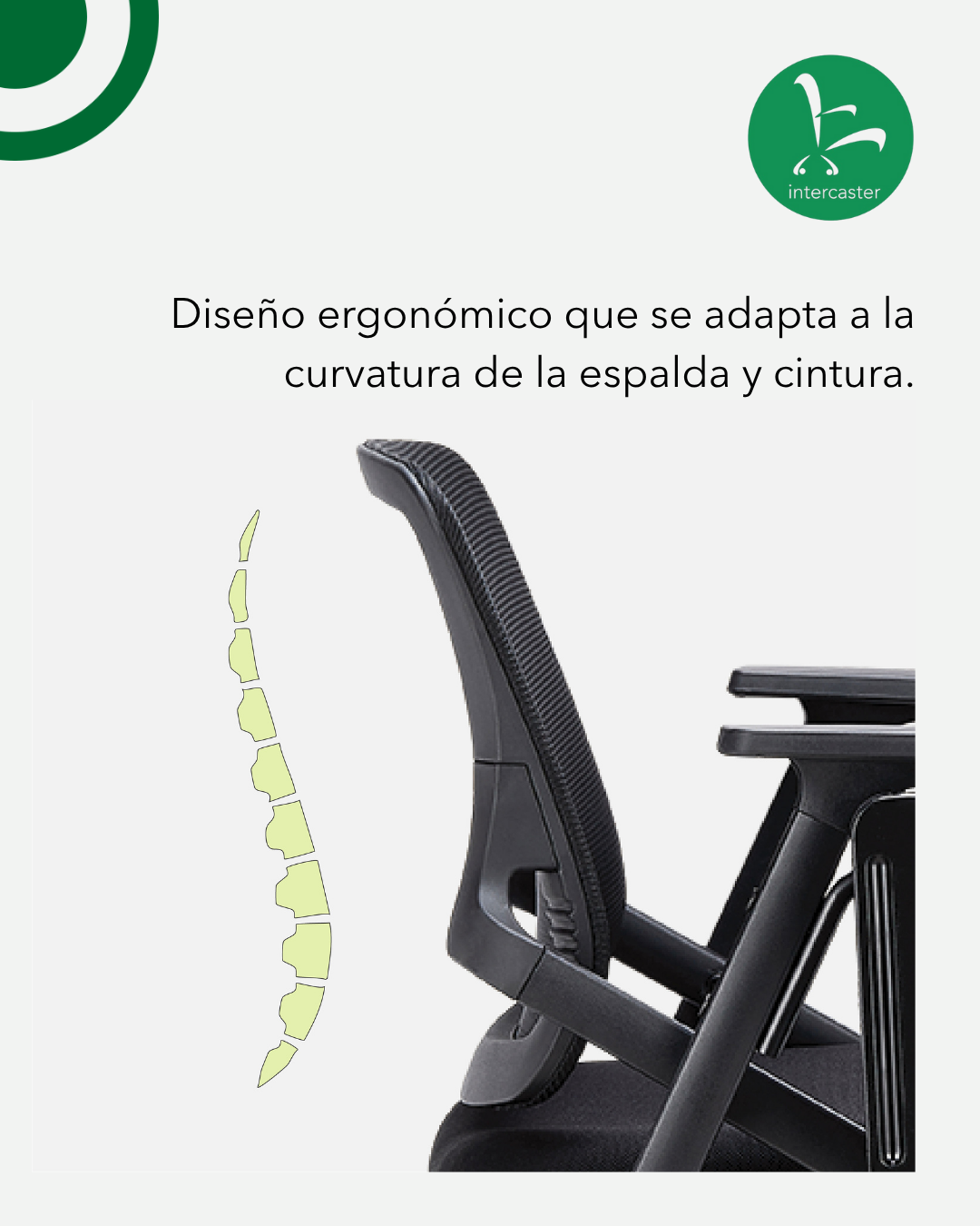 Silla de escritorio universitaria InterClass