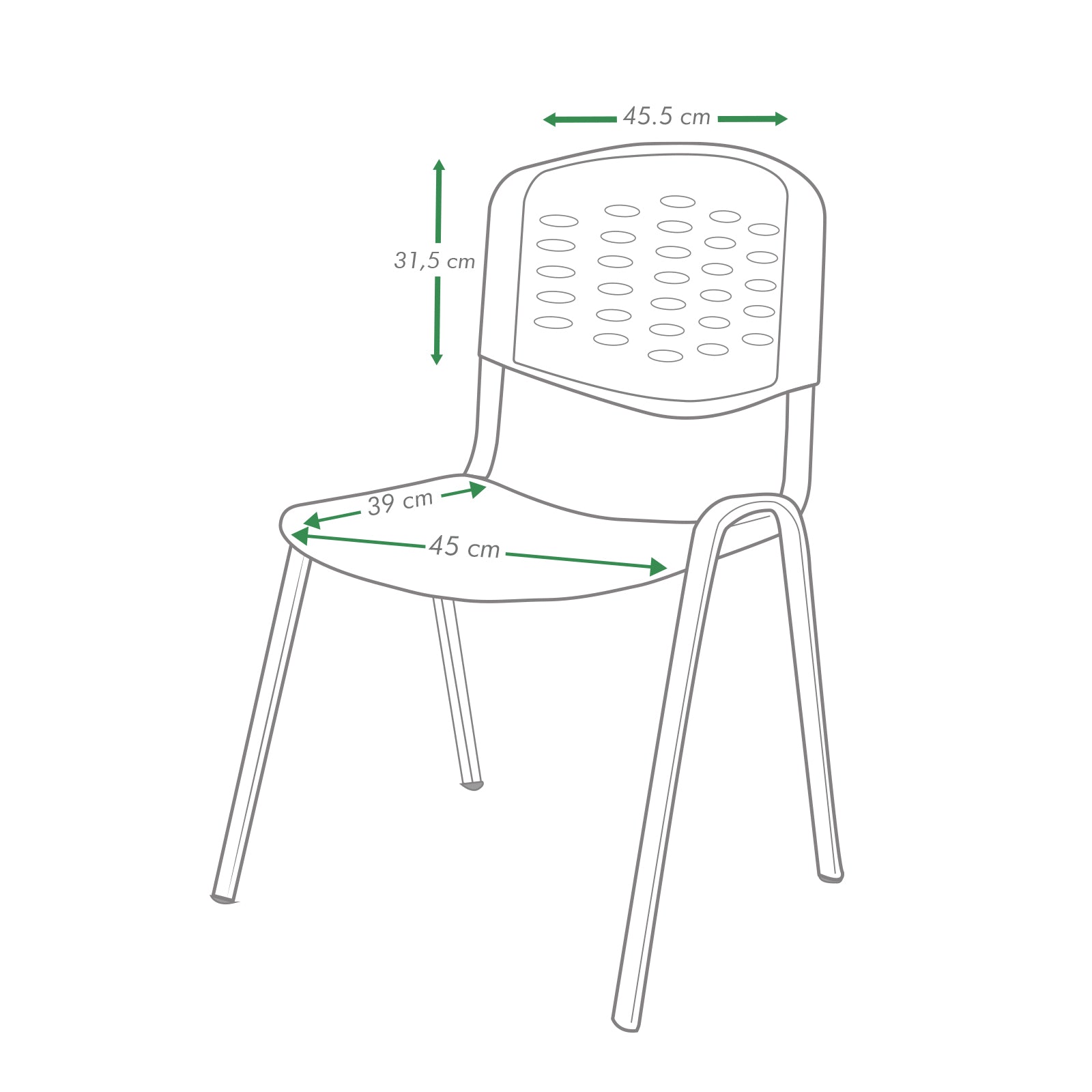 Silla interlocutora fija novaiso Cr