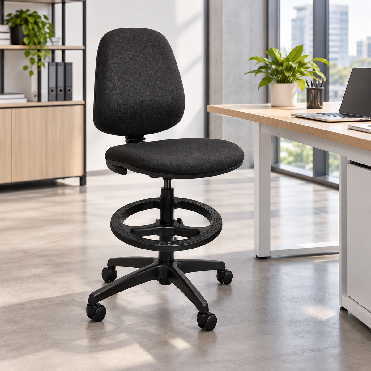 Silla cajero ejecutiva ergonómica fortune sin brazos